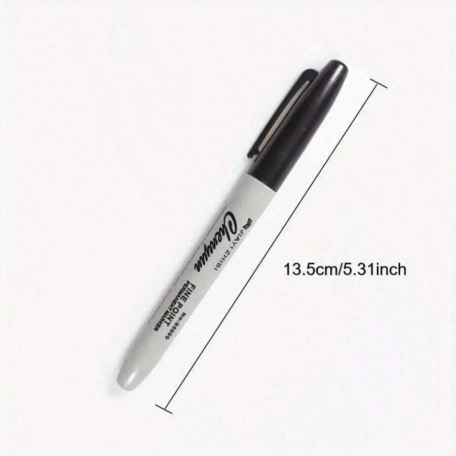 10pcs Ultimate Waterproof Black Markers